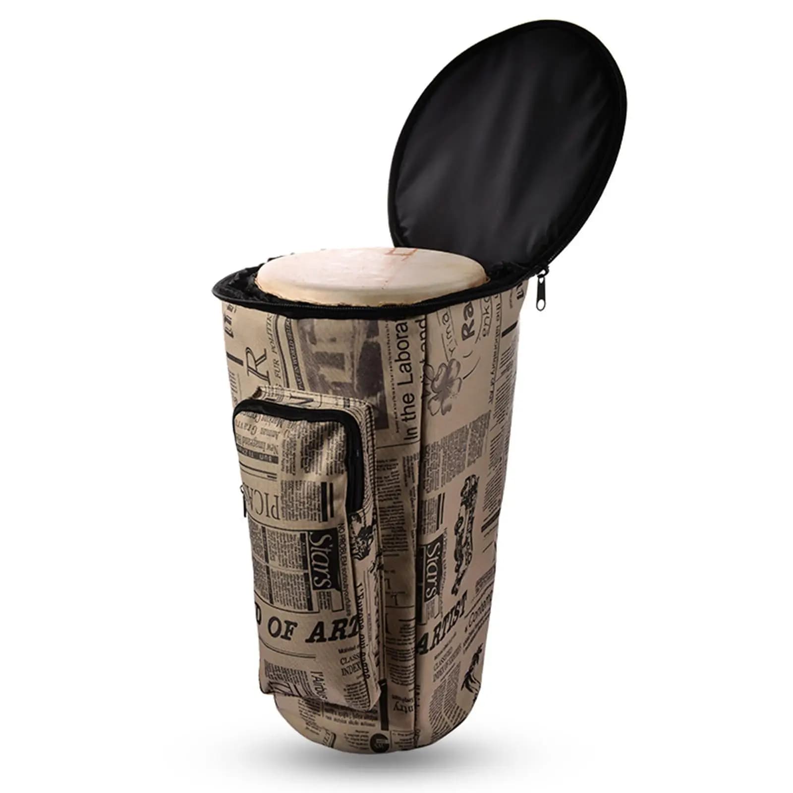 Borsa da trasporto per tamburo africano, zaino imbottito impermeabile per Djembe, borsa per Djembe da 10 pollici per tamburo africano