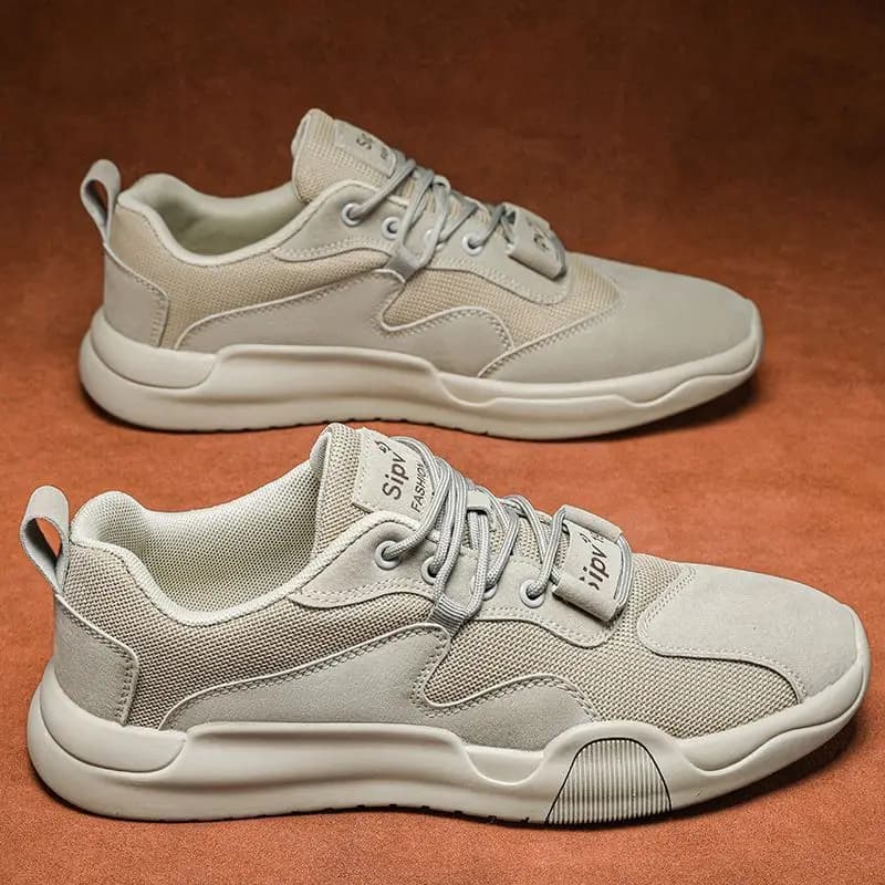 High Quality Comfortable Breathable Mesh Casual Sneakers for Men Thick Sole Anti-slip Safety Shoes
