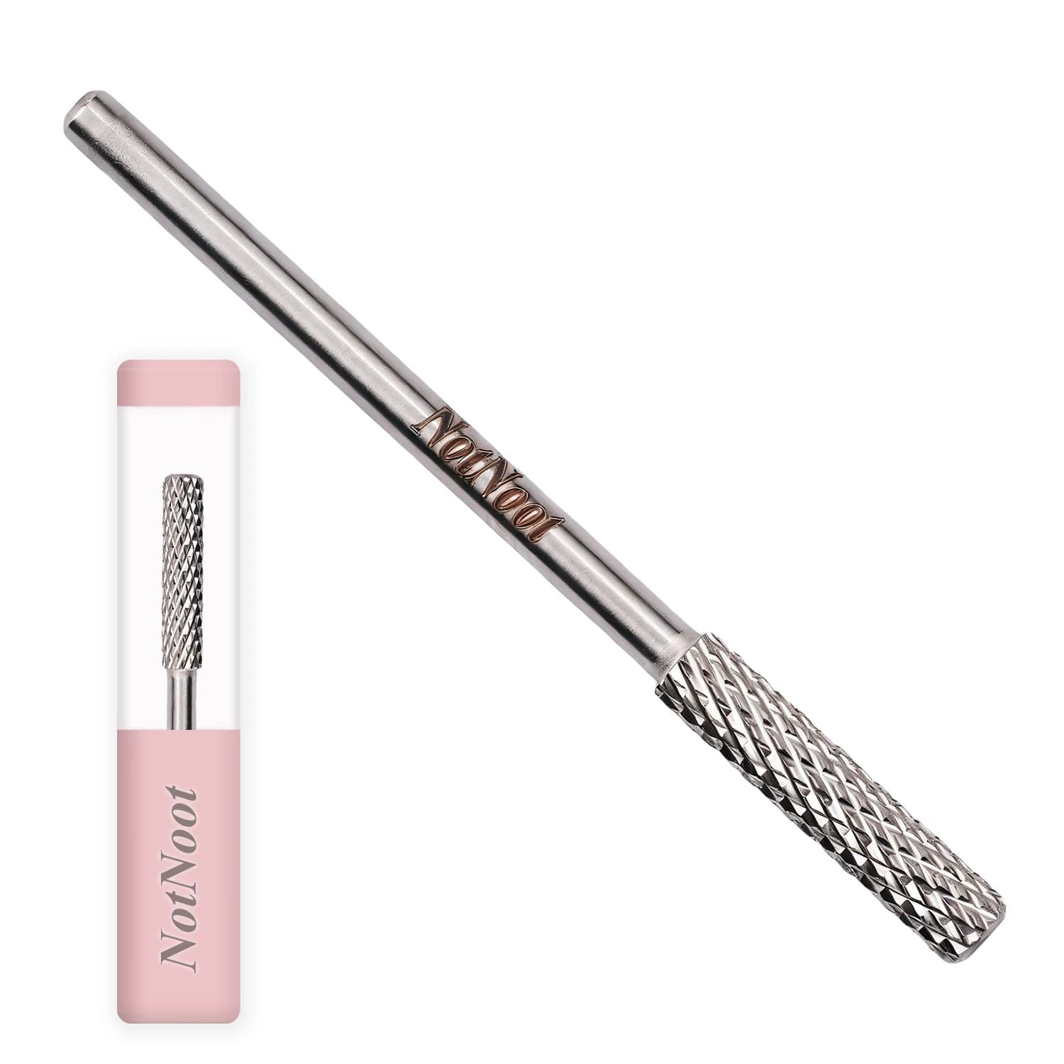 NotNoot 1 pezzo di punte per trapano per unghie, rimozione di punte per cuticole, gambo da 3/32", manicure, nail art, macchine utensili per trapano