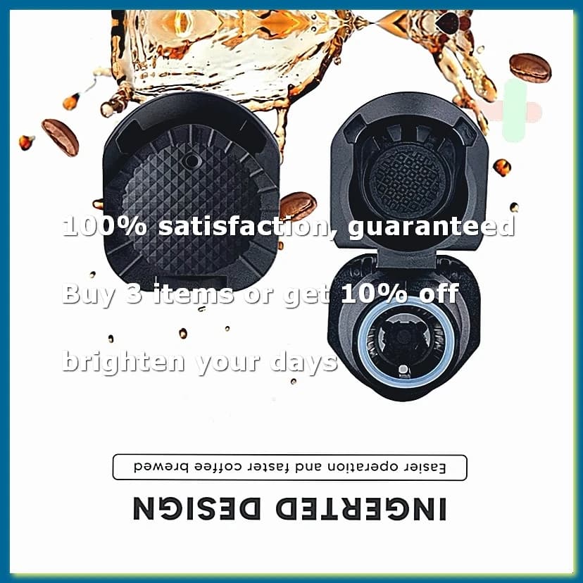Reusable Capsule Adapter Convert Cafe Maker Holder Tray for Piccolo XS /Genio S Coffee Supplies Kitchen Tools