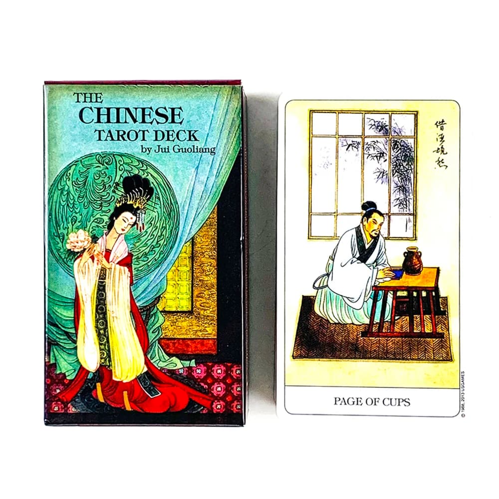 Carte dei tarocchi cinesi A 78 mazzi Oracle Visioni inglesi Edizione divinazione Borad Giochi di gioco, giochi di festa Carte per riunioni di famiglia