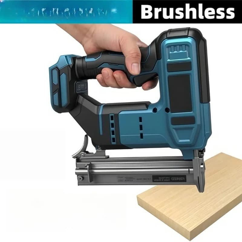 Cordless Electric Nail Gun Stapler, Handheld Woodworking Repair Tool