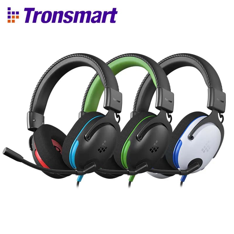Tronsmart G10 Multiplatform Wired Over-the-Ear Gaming Headset for PC, PS5, PS4, Xbox Series X|S, Xbox One, Nintendo Switch, Mobile