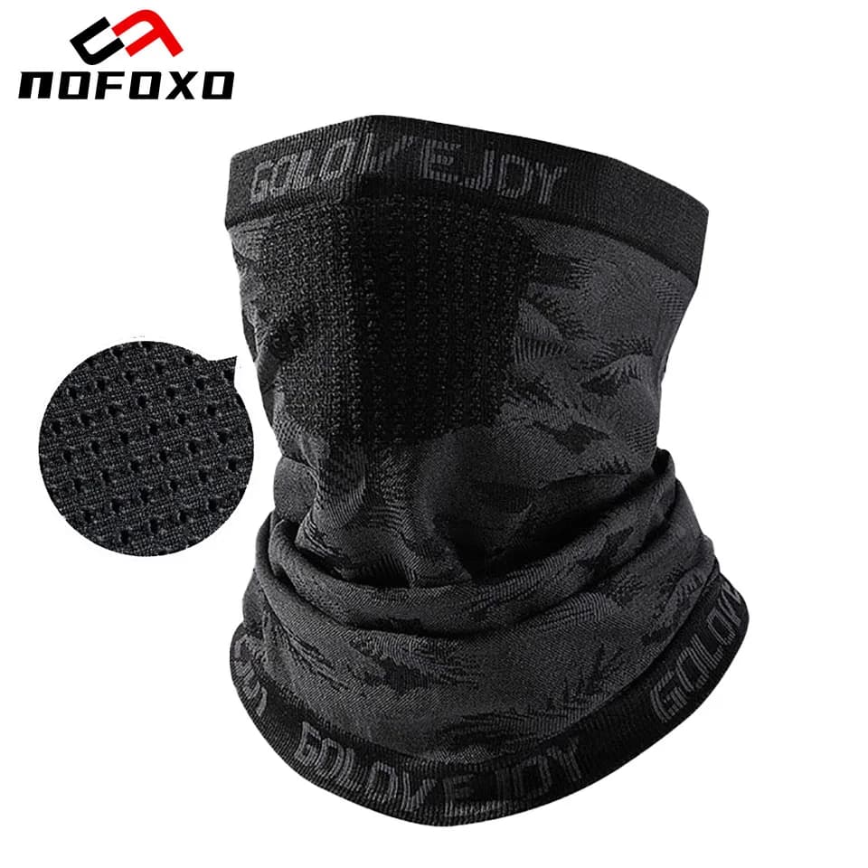 NOFOXO Maschera Bandana termica per il viso Scaldacollo antivento Ghetta Donna Uomo Inverno Bicicletta Ciclismo Sciarpa da sci Escursionismo Moto