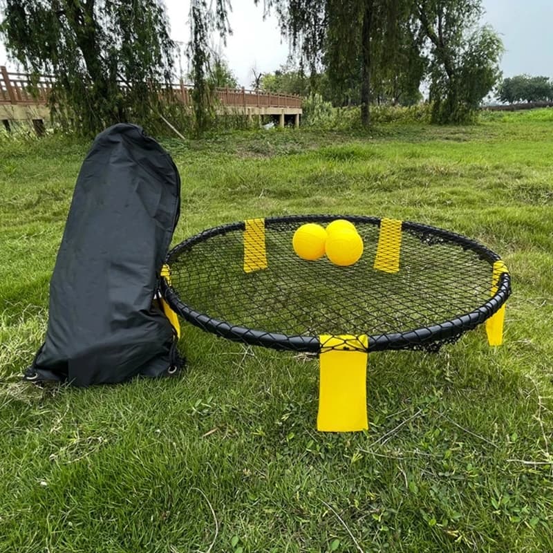 Mini set di pallavolo da spiaggia per adulti all'aperto, squadra di pallavolo da spiaggia, pratica portatile di pallavolo, attrezzatura sportiva professionale