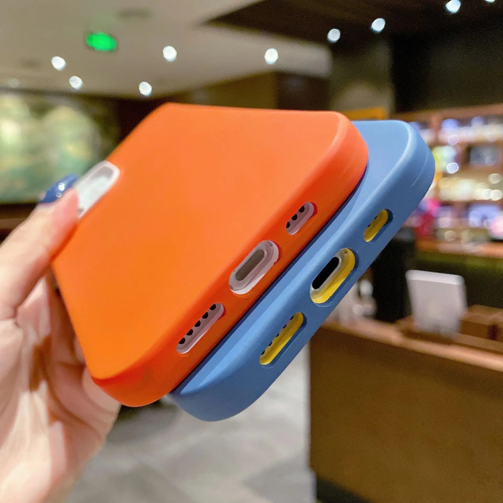 Cover Antiurto 3 in 1 per iPhone 17 Pro Max 16E 15 14 13 12 11, Custodia Liquida Color Clash per iPhone XS X 7 Plus XR