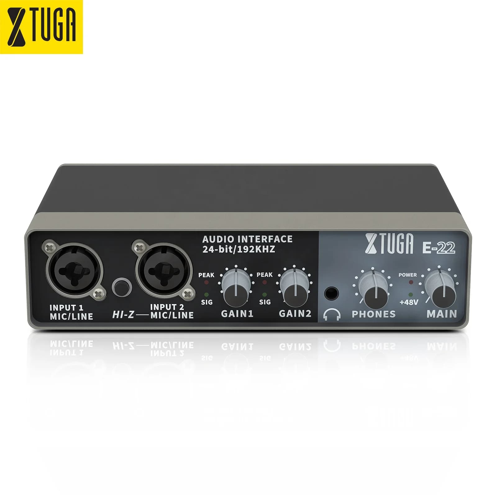 Interfaccia audio USB Musica Microfono a condensatore esterno Registrazione Scheda audio per PC Registratore Computer Studio Live