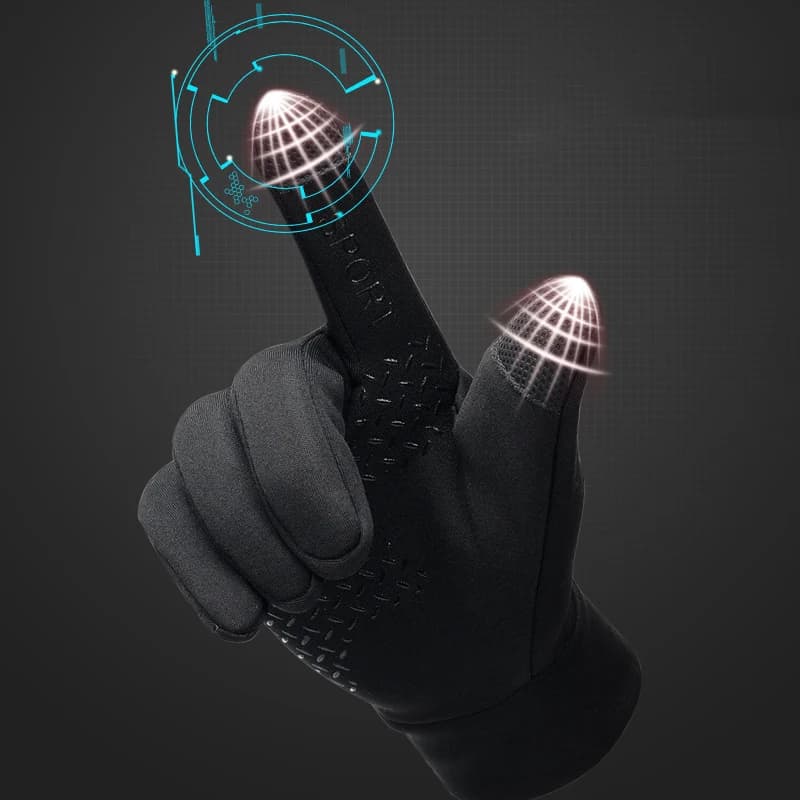Winter Outdoor Sports Running Gloves, Hot Touch Screen, Gym, Fitness, Full-Year Gloves, Magic Gloves