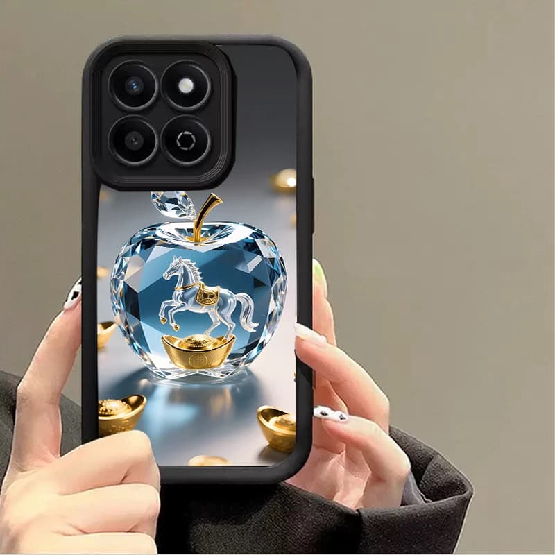 Cover per Telefono Antiurto in Cristallo Opaco con Effetto Denaro, Anti-caduta, per Motorola Moto G04 G14 E13 G34 G10 G20 G30 G22