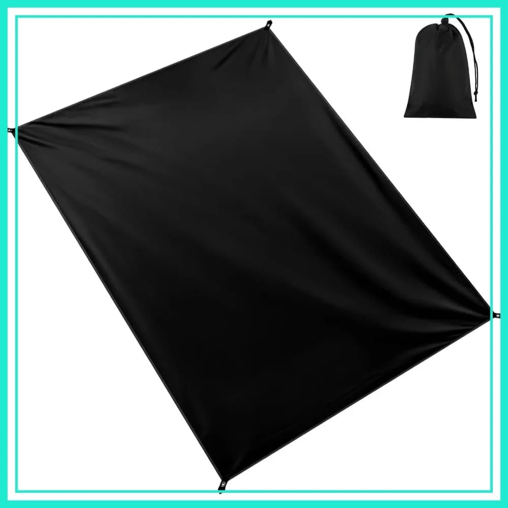 Telo da Campeggio Ultraleggero Impermeabile, Tappetino per Tenda 87"x59" con Borsa per il Trasporto, Ideale per Escursionismo, Backpacking, Spiaggia e Terreno