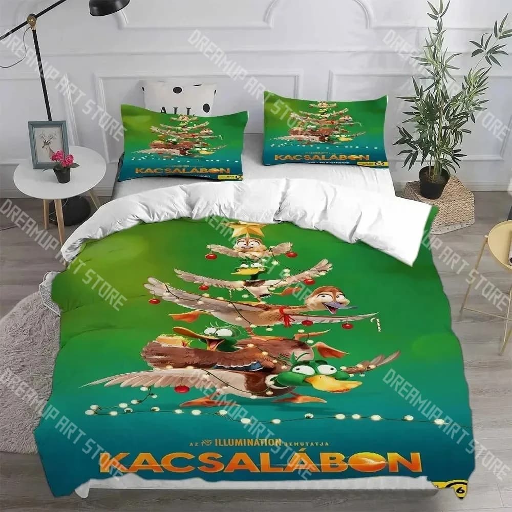 Fashion M-Migration Cartoon Bedding Set Single Twin Full Queen King Size Bed Set Kids Bedroom Duvetcover Sets Bed Sheet Set