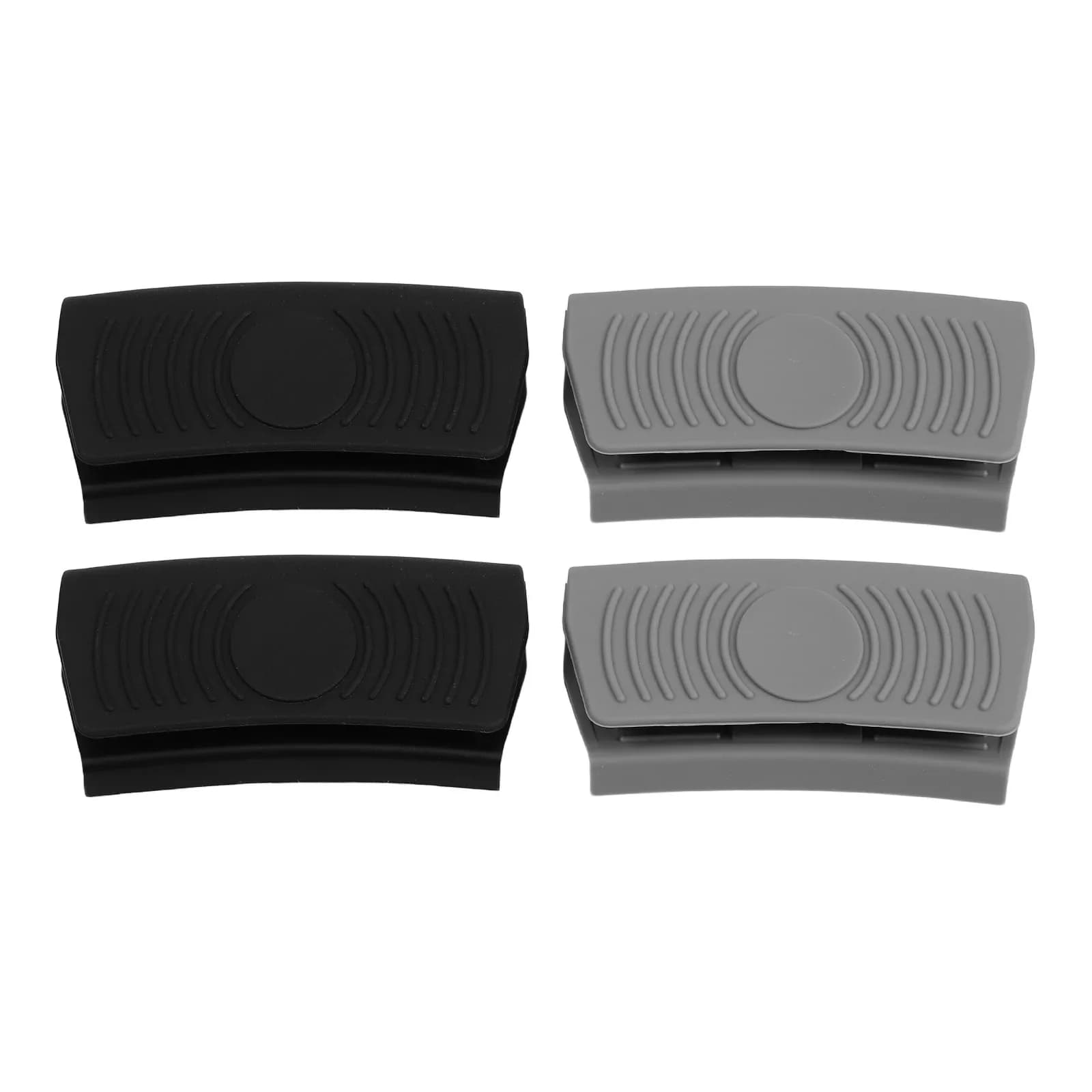 4Pcs Heat Resistant Silicone Pot Handle Covers Thickened Silicone Oven Pot Holder Anti-Scalding Grips for Skillet Frying Pan