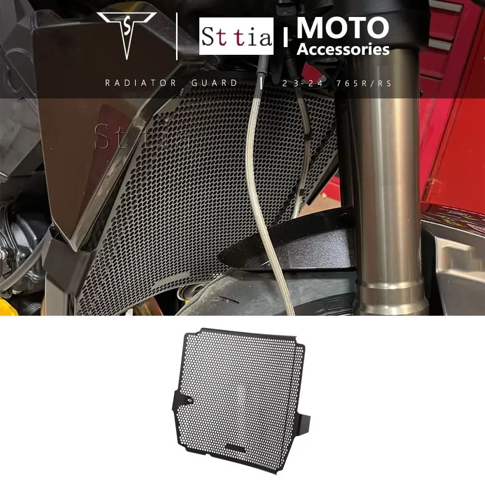 Protezione Griglia Radiatore Moto per Triumph Street Triple 765 R RS 765R 765RS StreetTriple 2023 2024