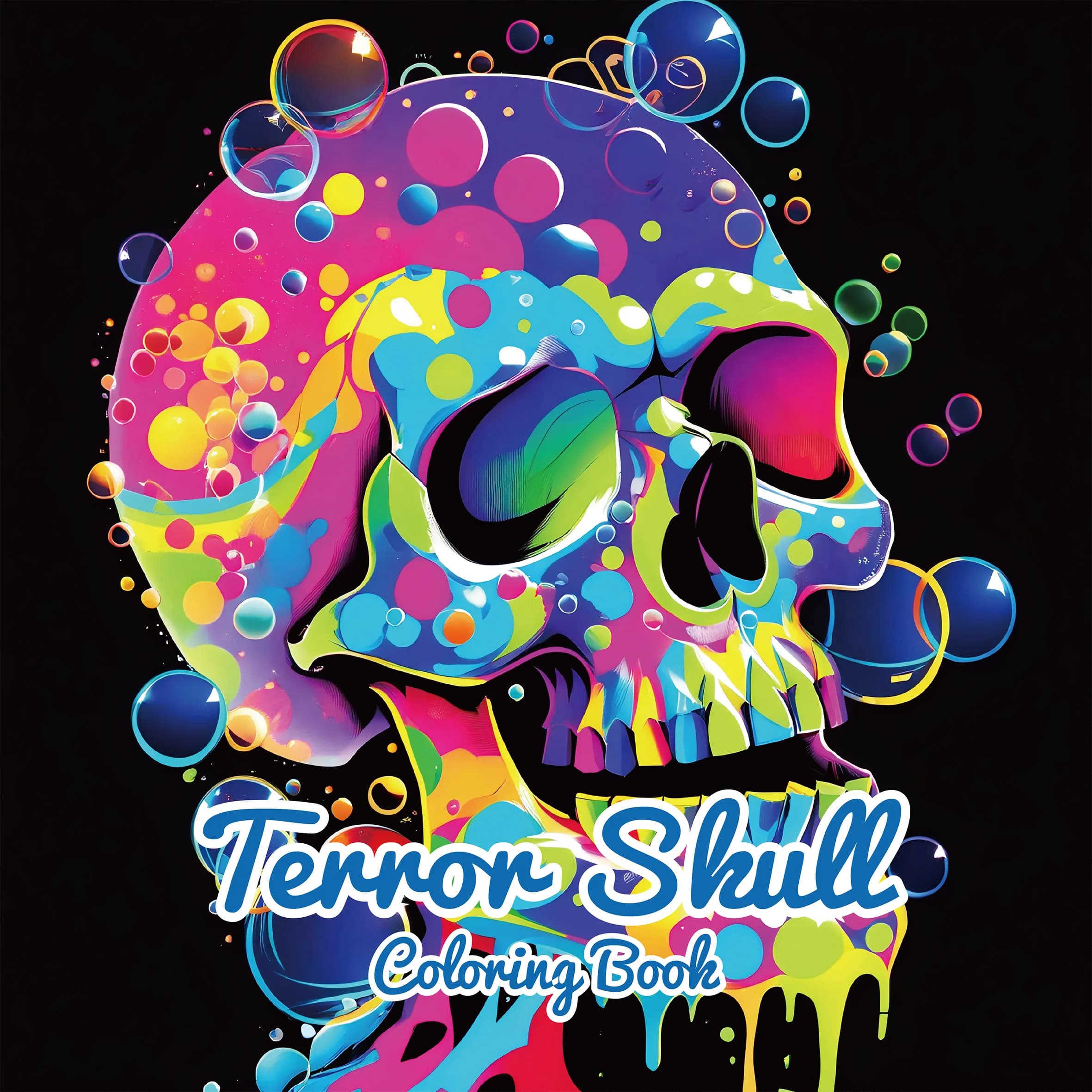 1PC Art Skull Coloring Book 24 Page For Birthday Party Relieve Stress Kill Time Graffiti Painting Drawing Adult Picture Book