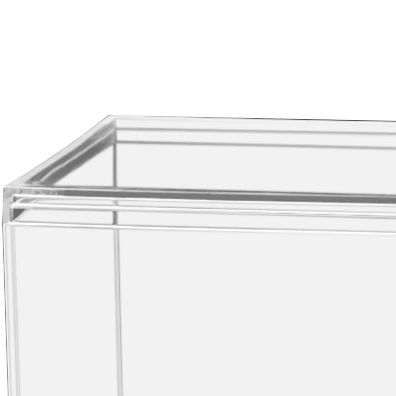 Acrylic Storage Box Stackable Kids Toys Puzzles Storage Bin Makeup Organizer Container for Cupboard Cosmetics Kitchen Office