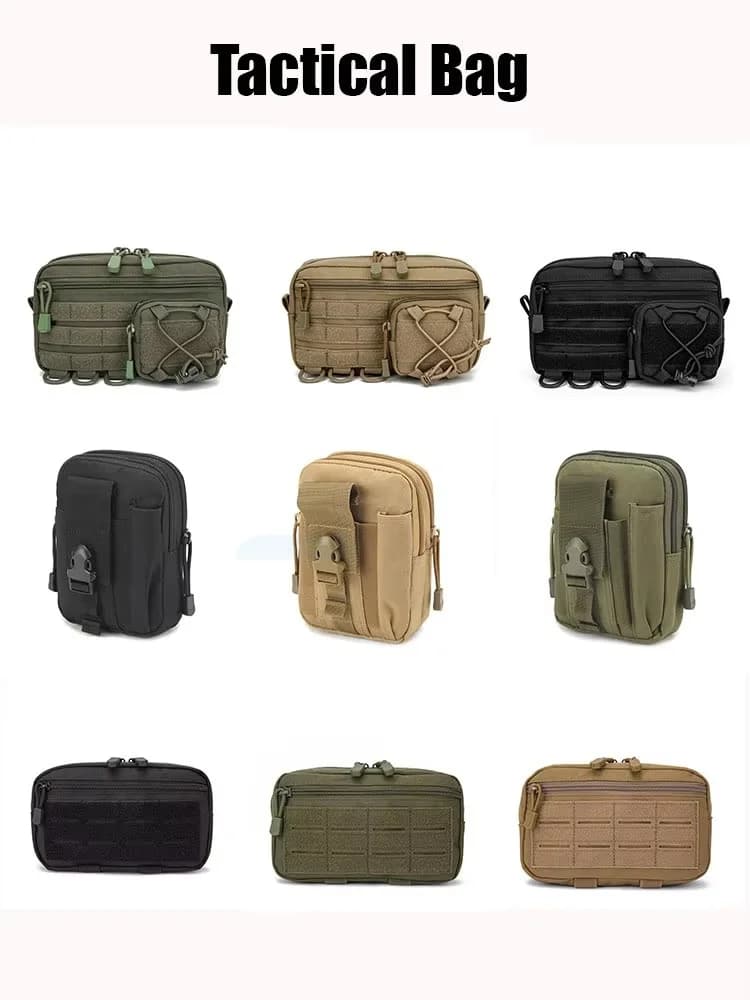JSJM Nuovo Molle Utility EDC Marsupio Cintura Tasca Tattica Borsa di Primo Soccorso Medico Marsupio Sport All'aria Aperta Caccia Borsa Utilità