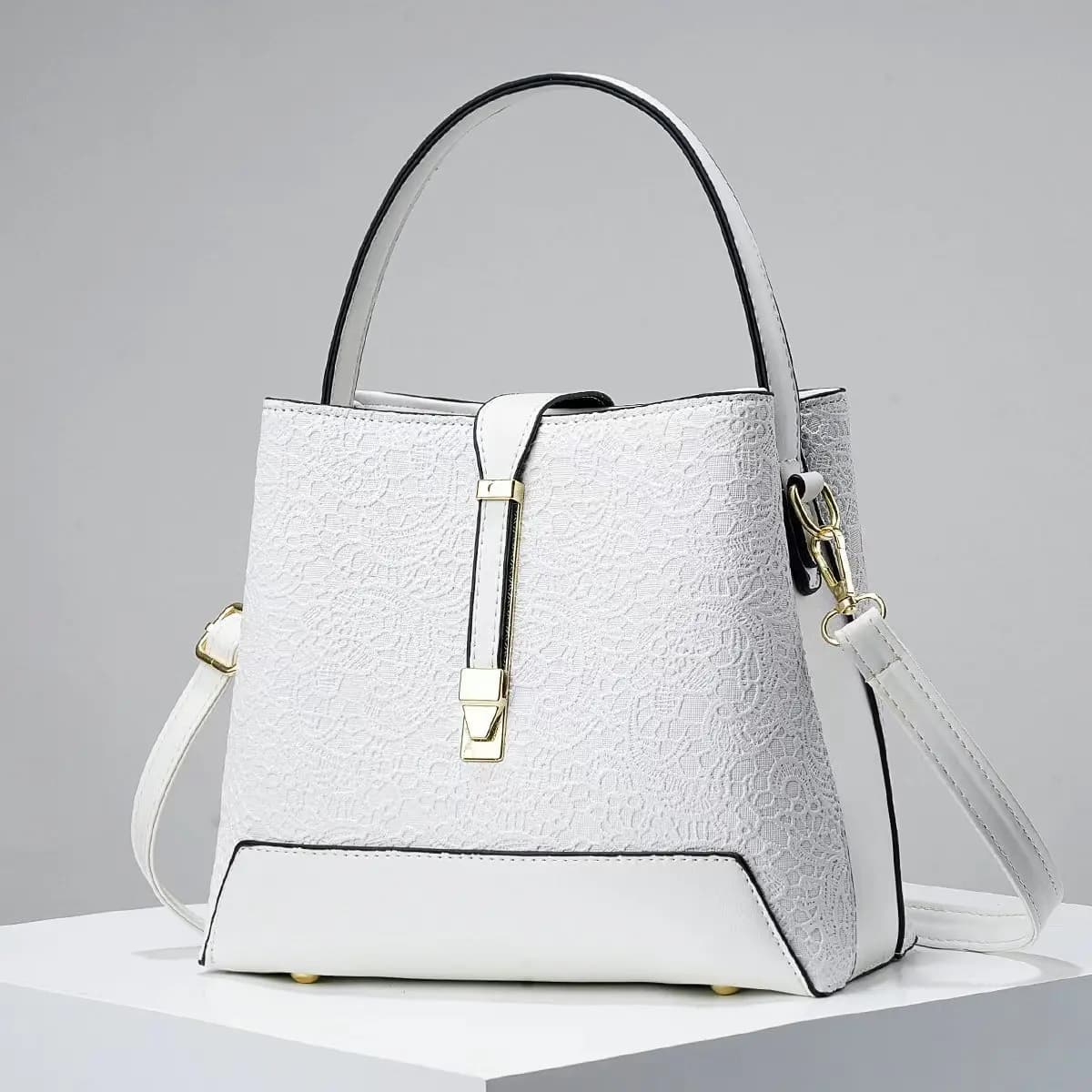 New Luxury Tote Bag Leather Classy Handbag Professional Shoulder Bag Women Business Office Bag Large Capacity