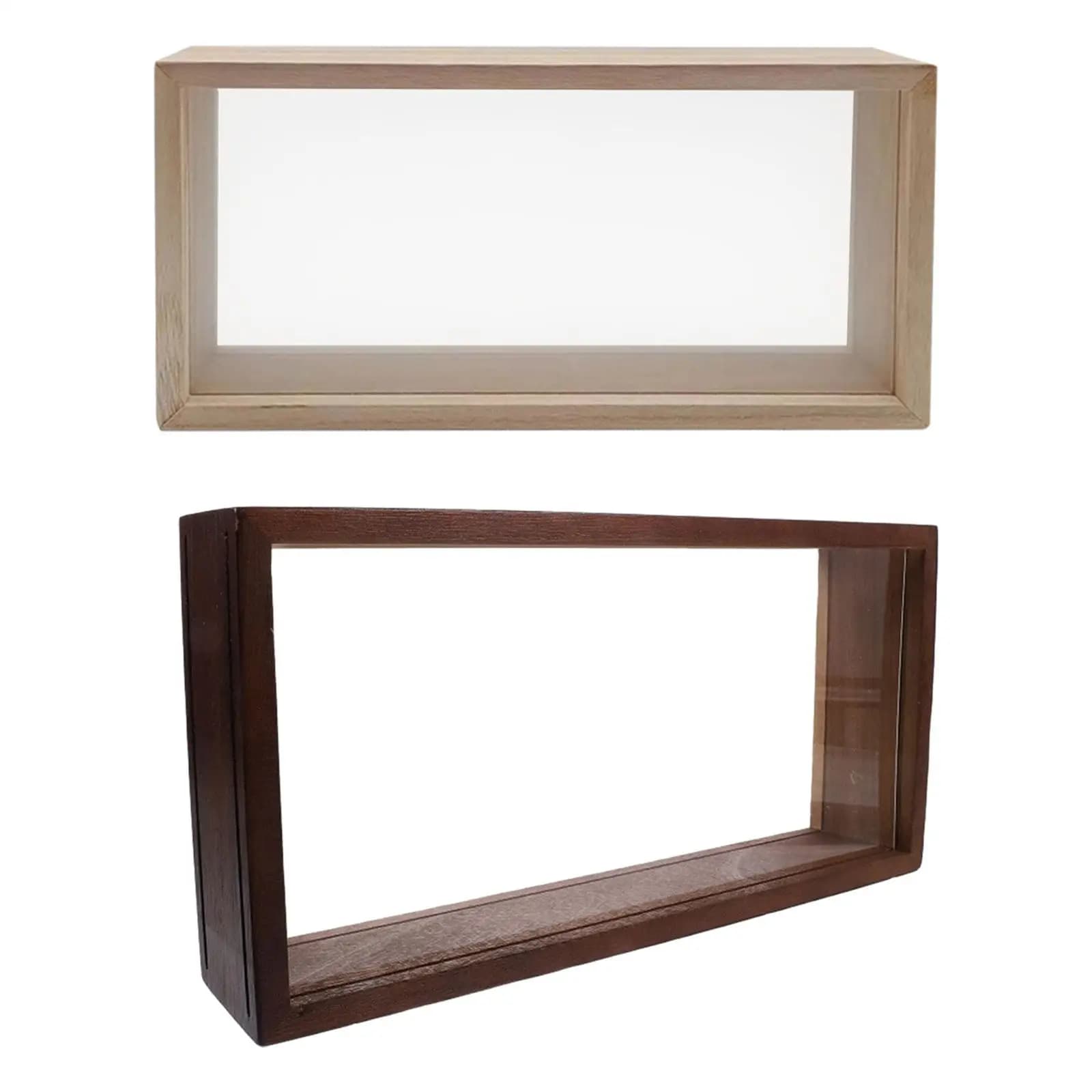 Cornice Shadow Box cornice per fiori secchi cornice per esposizione di fiori secchi in legno per Memorabilia Award foto Bouquet