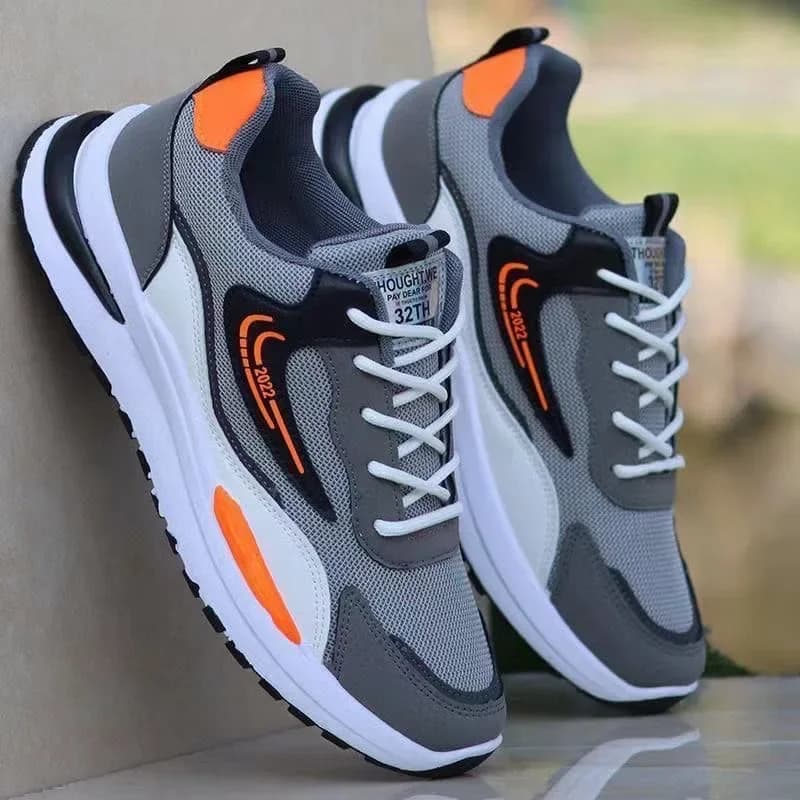 Scarpe da ginnastica da uomo in rete traspirante, scarpe casual da esterno, scarpe da corsa leggere da uomo, scarpe da tennis con lacci, scarpe da allenamento, Zapatillas Hombre