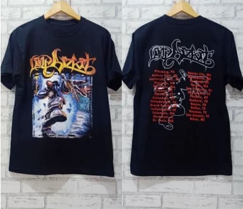 Limp Bizkit Band Tour Black Short Sleeve Cotton T Shirt Unique Gift Idea For Fan