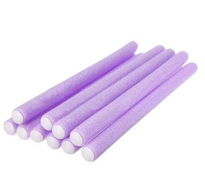 Rullo Versatile per Arricciare i Capelli in Spugna, 10 Pezzi, in Cotone Perlato EVA Morbido, Senza Calore, Arricciacapelli Portatili per Salone e Fai da Te, Strumenti per Acconciature