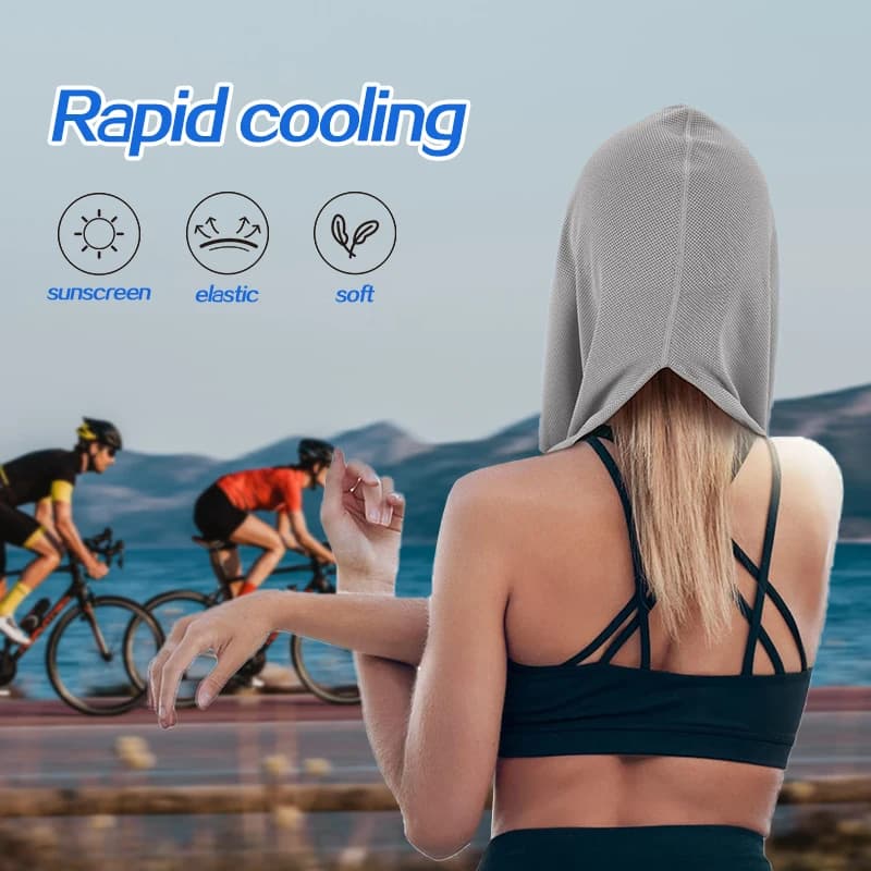 Asciugamano Rinfrescante con Tecnologia di Raffreddamento Evaporativo, Raffreddamento Istantaneo a Contatto con l'Acqua, Ideale per Sport, Fitness e Palestra