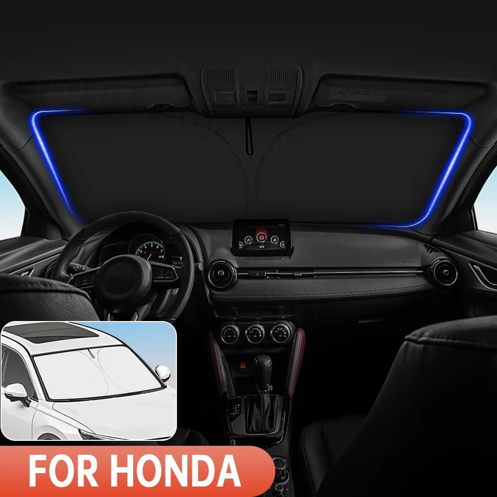 Parasole per Parabrezza Honda Pilot 2009-2014 2015, Protezione UV per Finestrino Anteriore, Accessorio Interno per Veicolo