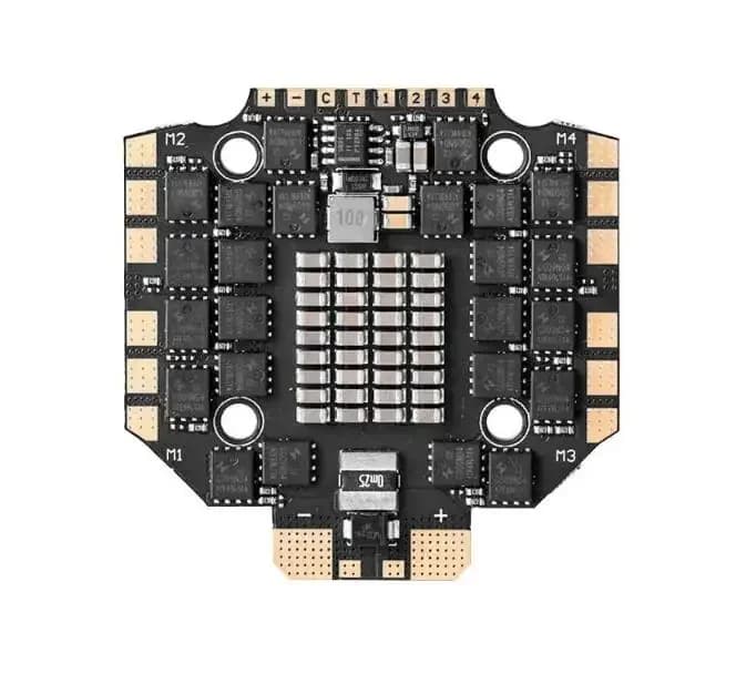 T-Motor Cine 80A 4-8S BLHeli_32 4-in-1 ESC brushless speed control 80AX4 - 30x30MM STM32G071 MCU For FPV car cinematography