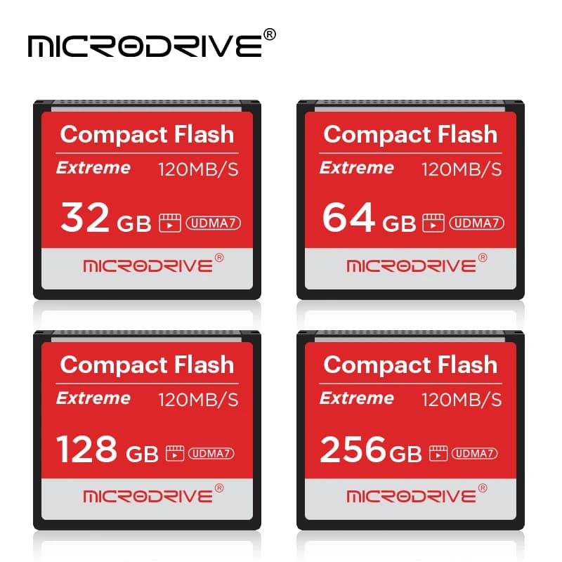 Scheda di memoria con capacità reale Scheda CF da 64 GB Scheda flash compatta da 32 GB 64 GB 128 GB 256 GB per fotocamera