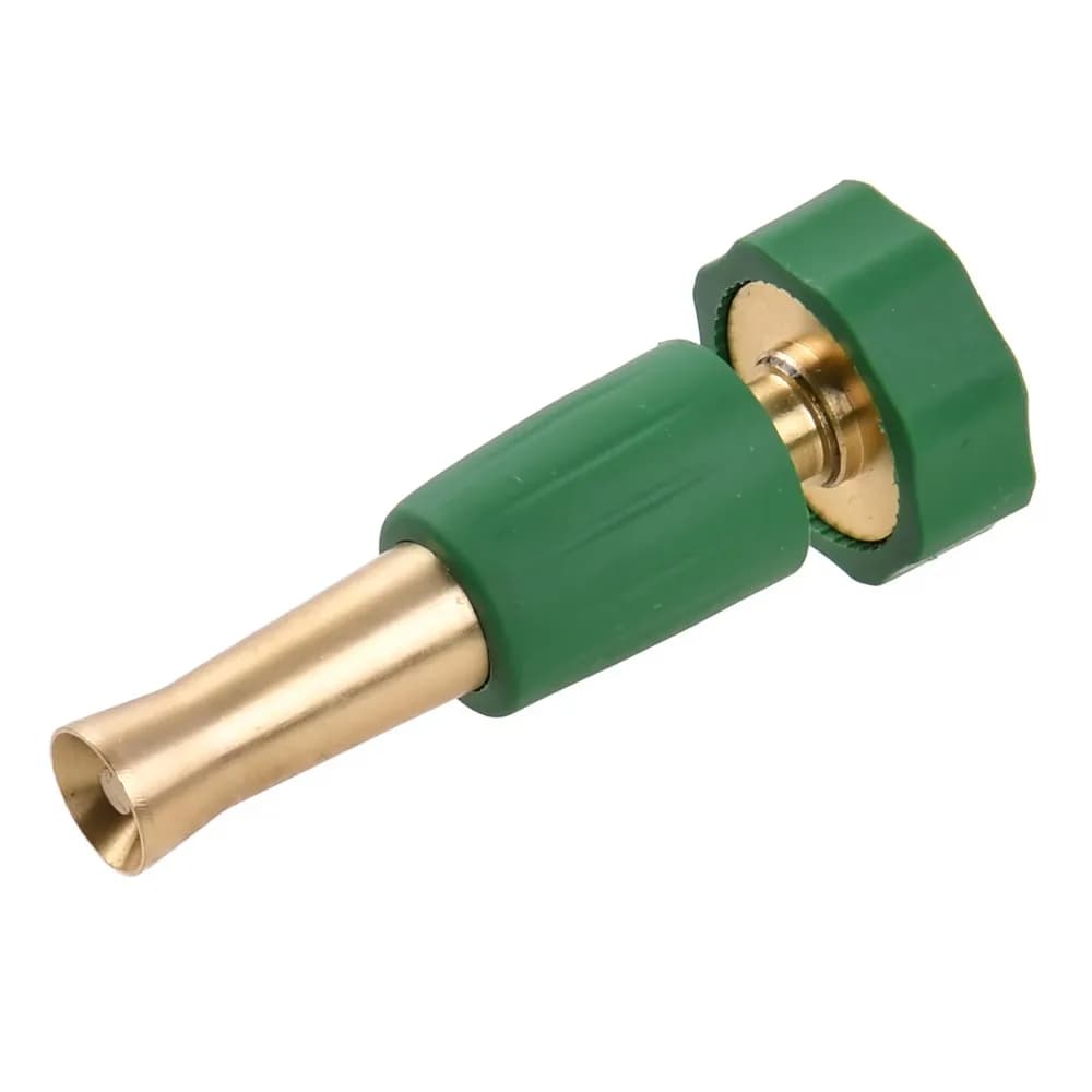 Brass Twist Watering Nozzle Adjustable Spray Garden Hose Nozzle for Watering Plants and Flowers Outdoor Garden Lawn Watering Tool