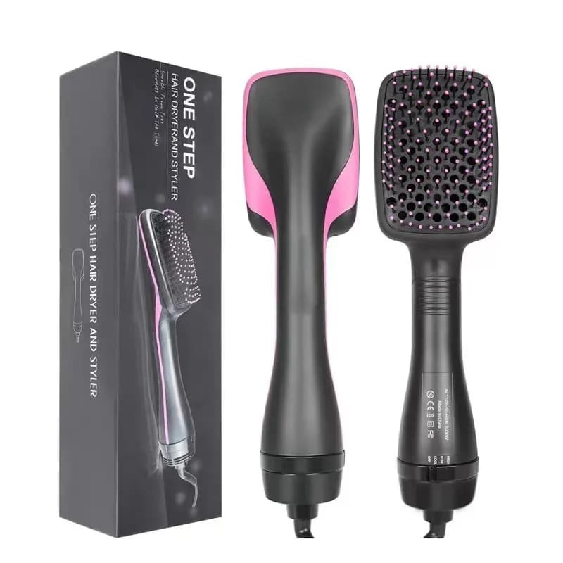 Hair Dryer Brush Portable Hot Air Brush Blow Dryer with Comb One Step Hair Dryer Comb Blower Brush Hair Straightener