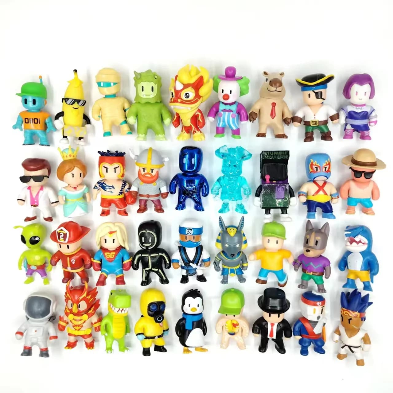 Nuovo Stumble Guys Action Figure originale Kawaii Anime PVC Modello di gioco Statua Collezione di tipi multiplayer Giocattolo regalo di compleanno per bambini