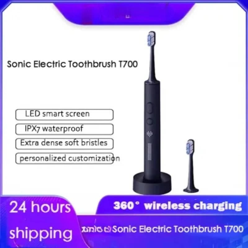 Sonic Electric Toothbrush MIJIA T700 for teeth whitening, Oral Cleaning with Sonic Vibration, Intelligent LED Display, Ultrasonic Brush