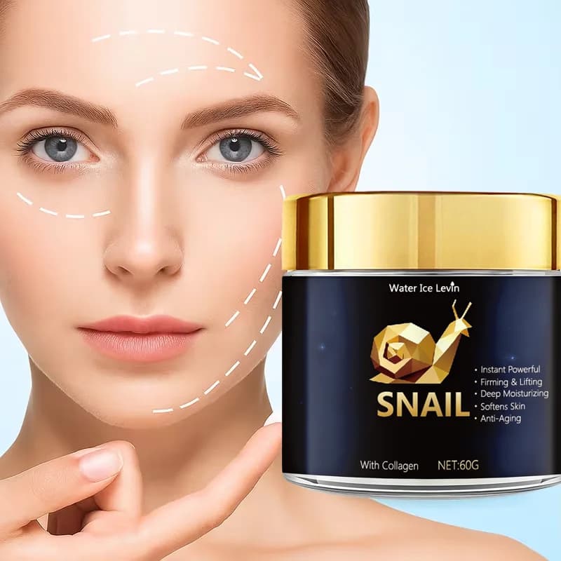Crema di lumache con collagene: potenziale istantaneo, rassoda/sollevare, idrata in profondità, ammorbidisce la pelle e combatte invecchiamento per un bagliore sicuro