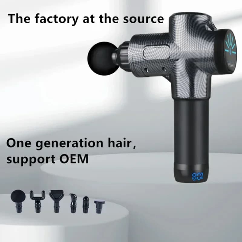 Electric Massage Gun for Body Modeling 7 Modes High Frequency Vibration Professional Level Massage LCD Display Muscle Relaxation Fi
