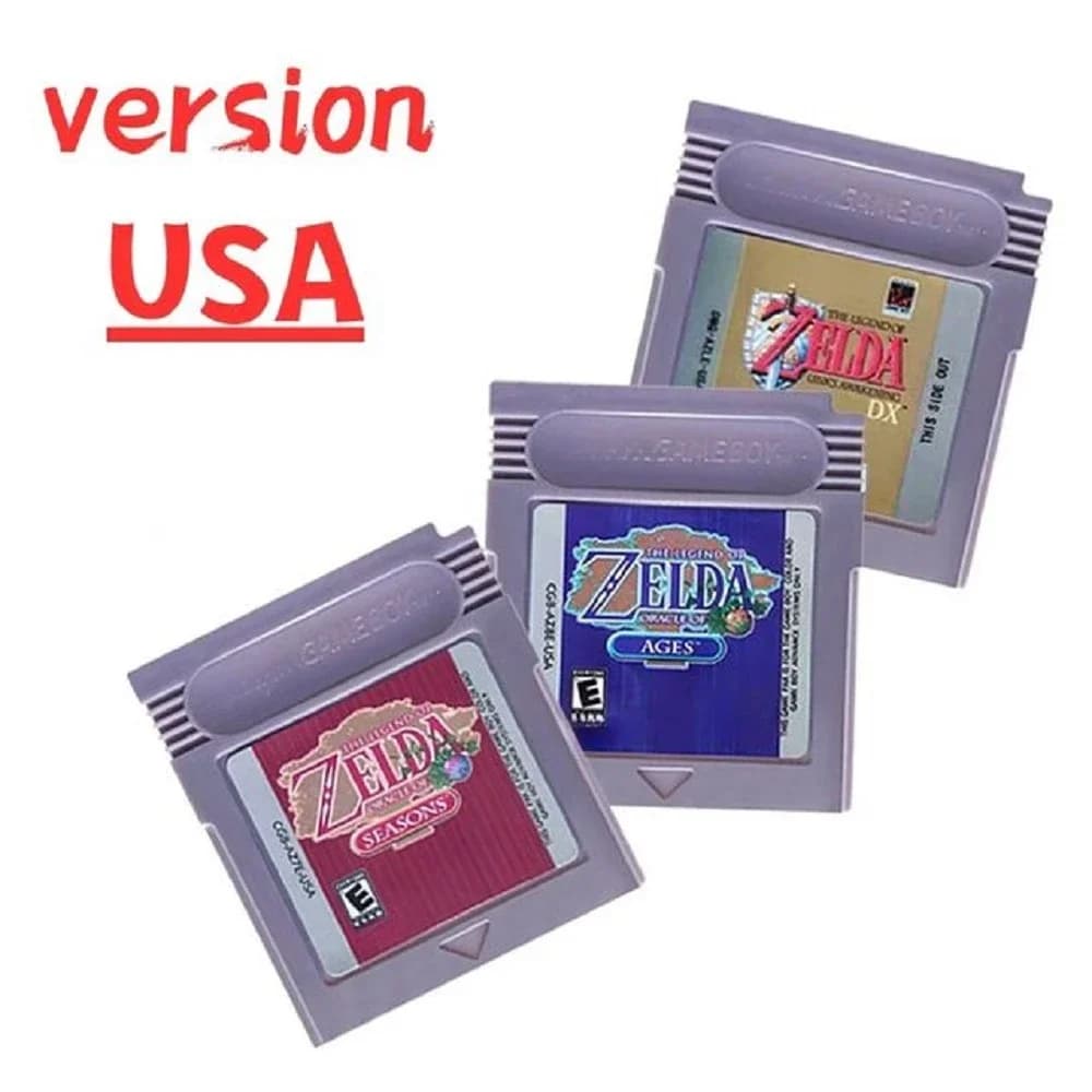 Cartuccia di Gioco GBC 16 Bit per Console Gameboy, Versione Inglese dell'Oracolo delle Stagioni, Gioco Classico