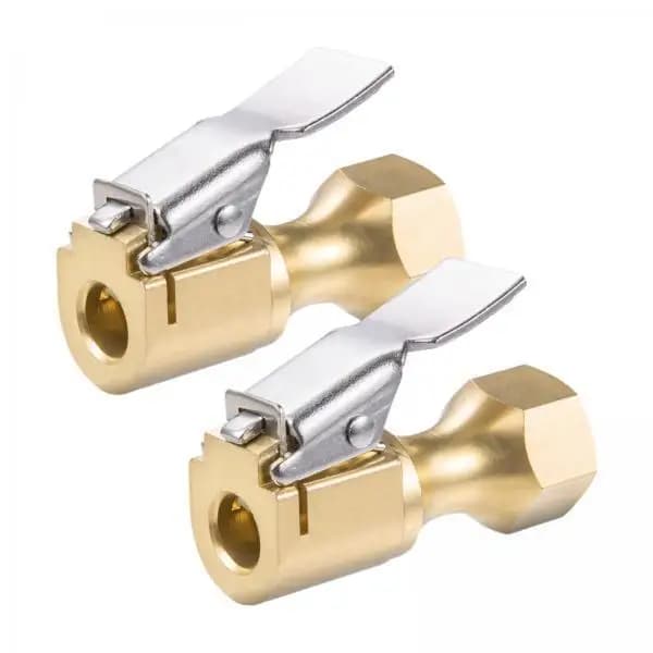 Adattatore Universale per Gonfiaggio Pneumatici Auto con Attacco a Chiusura Ermetica in Ottone Resistente