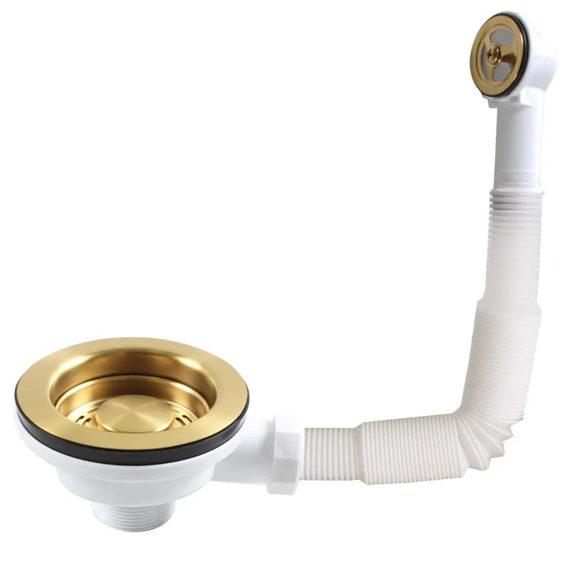 Talea Filtro dorato spazzolato Filtro a cestello da 11,4 cm per filtro per rifiuti lavello cucina xk267c036