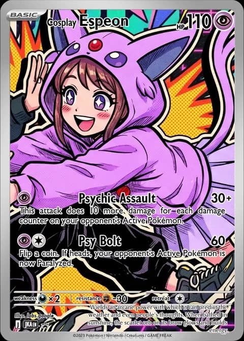 Diy Self Control 1pcs/set Pokemon Eevee Espeon Umbreon Collect Signature Trading Card Anime Cartoon Gift