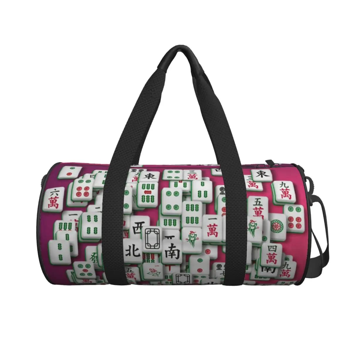 Mahjong Tile Pattern 4 Borsone grande da palestra Borsone impermeabile Borse da viaggio Borse Borsa fitness