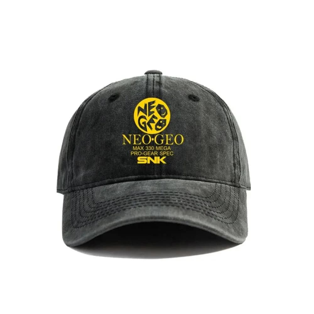 2025 Neo Geo Pro Gear Spec Logo Baseball Cap Distressed Hats Cap Men Retro Outdoor Summer Adjustable Dad Hat Casual Versatile