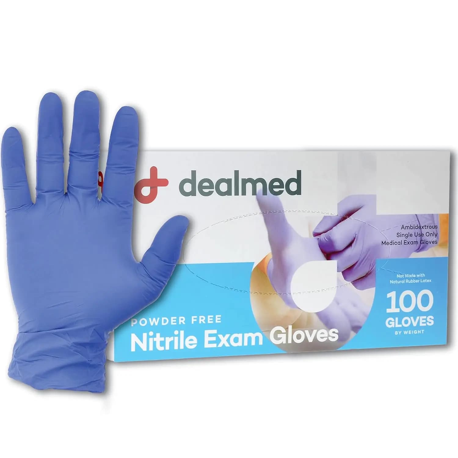Guanti in Nitrile per Esami - Confezione da 90, Taglia Extra Large, Monouso, Senza Lattice, Multiuso per Uso Medico e Domestico