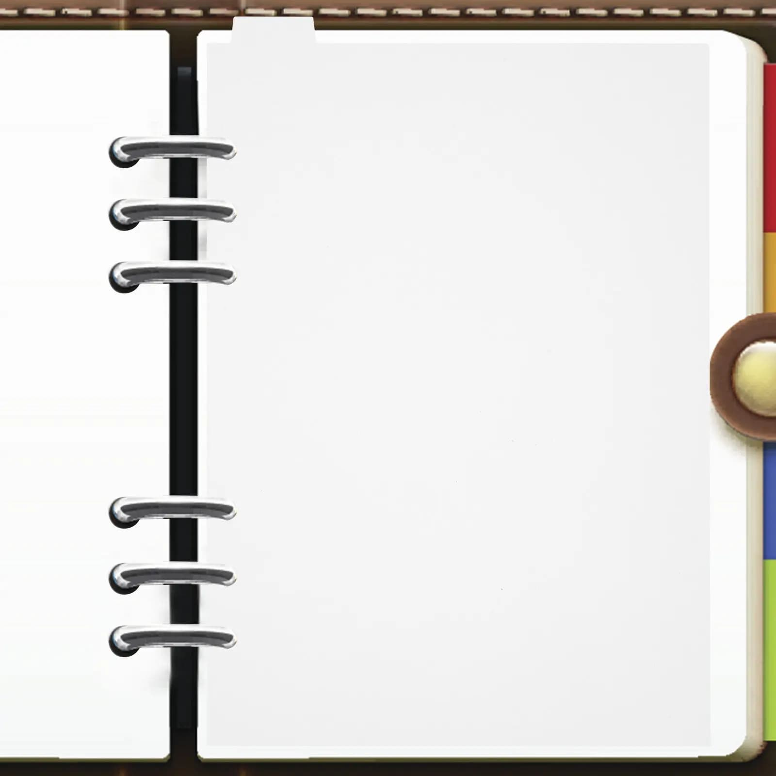 A5 PVC Tab Dividers Binder Divider Pages with Writable Tabs for Notebooks Planners Journals Diaries Hard Cover Books Notebook