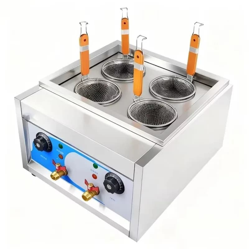 Attrezzatura Commerciale per Ristoranti, Macchina per Pasta Elettrica in Acciaio Inox 6000W, Pentola per Cucinare la Pasta, Macchina per Cucinare Plug and Play