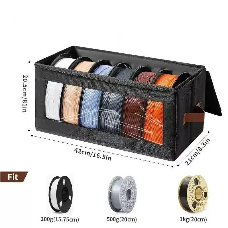 Scatola porta filamenti - Contenitori per filamenti per stampanti 3D, supporto per accessori di stampa 3D per casa, ufficio, officina