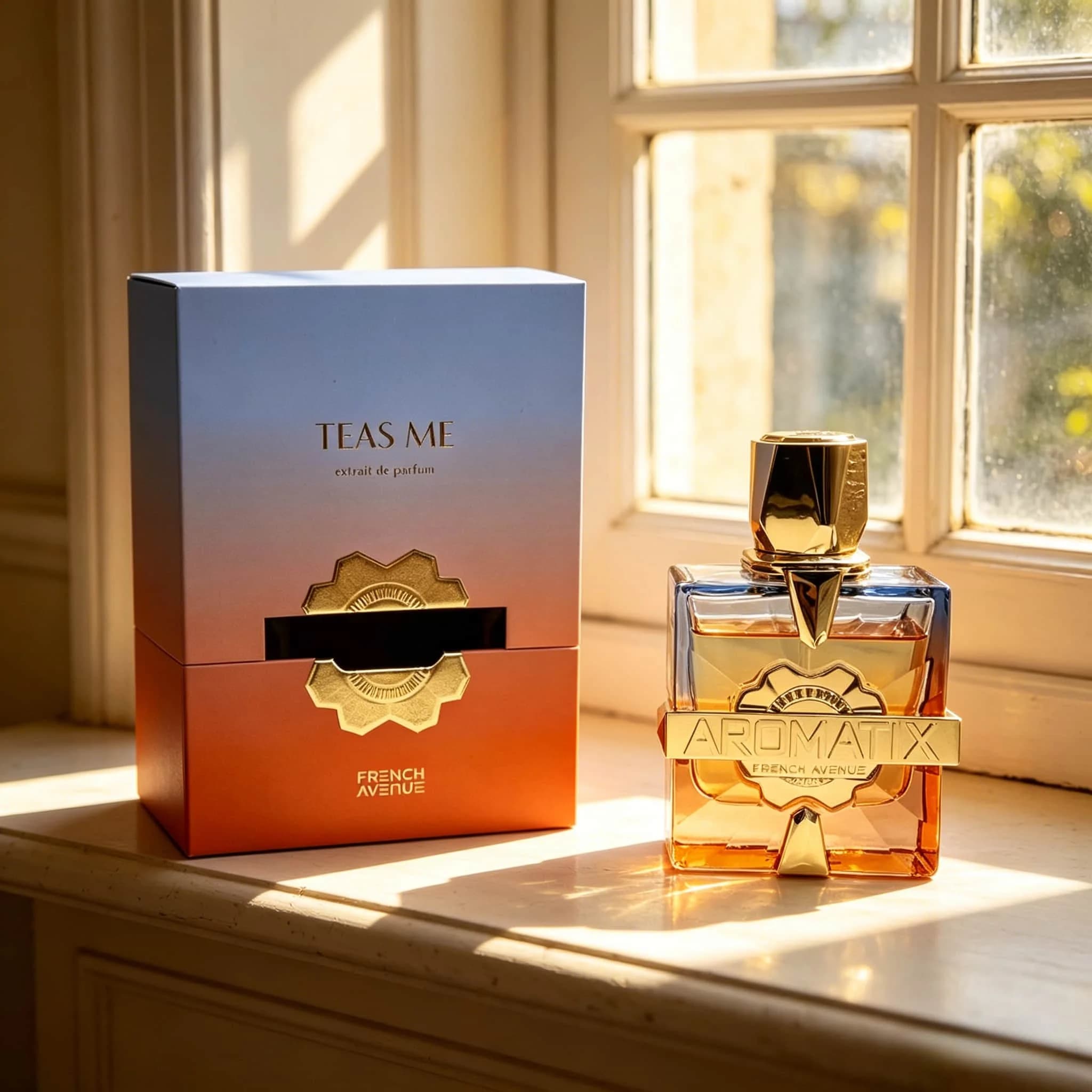 Profumo Aromatix Teas Me | Note di tè nero, rosa e ambra, eleganza a lunga durata