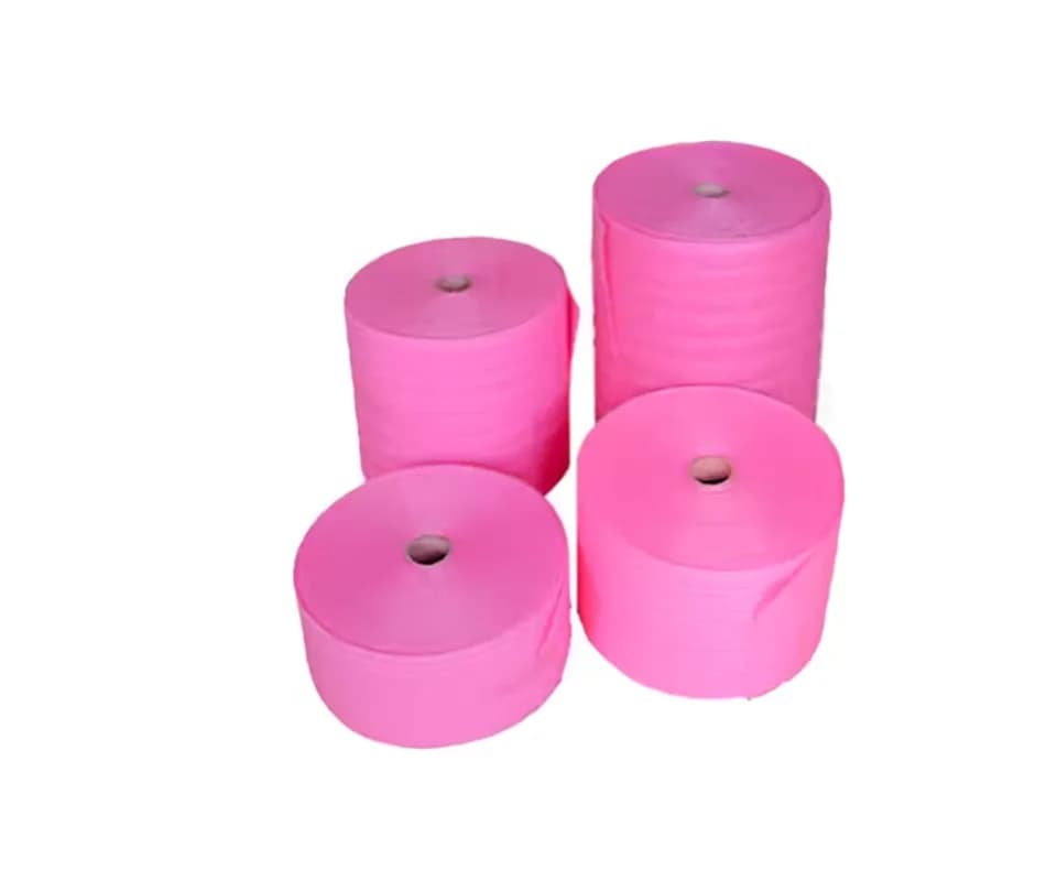 Pink EPE foam with a thickness of 2mm, 17M/23M lengths. Ideal for holiday DIY projects, three width options: 20CM/30CM/40CM