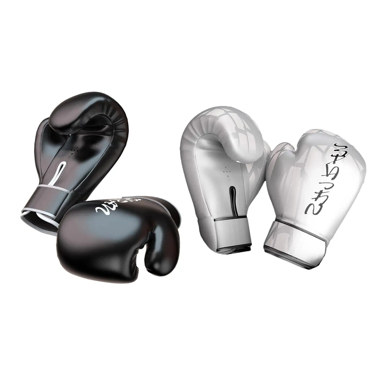 2 pairs of boxing gloves for training, sparring, Muay Thai, sack gloves