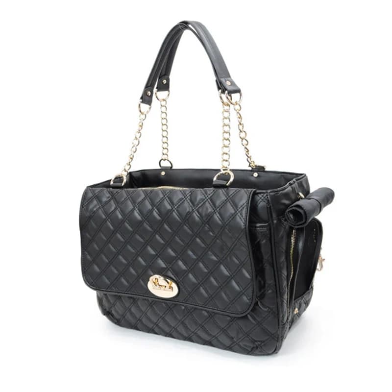 Portable Pet Cats Carrier Bag Big Capacity PU Leather with Shoulder Straps Shoulder Breathable Mesh PU Leather