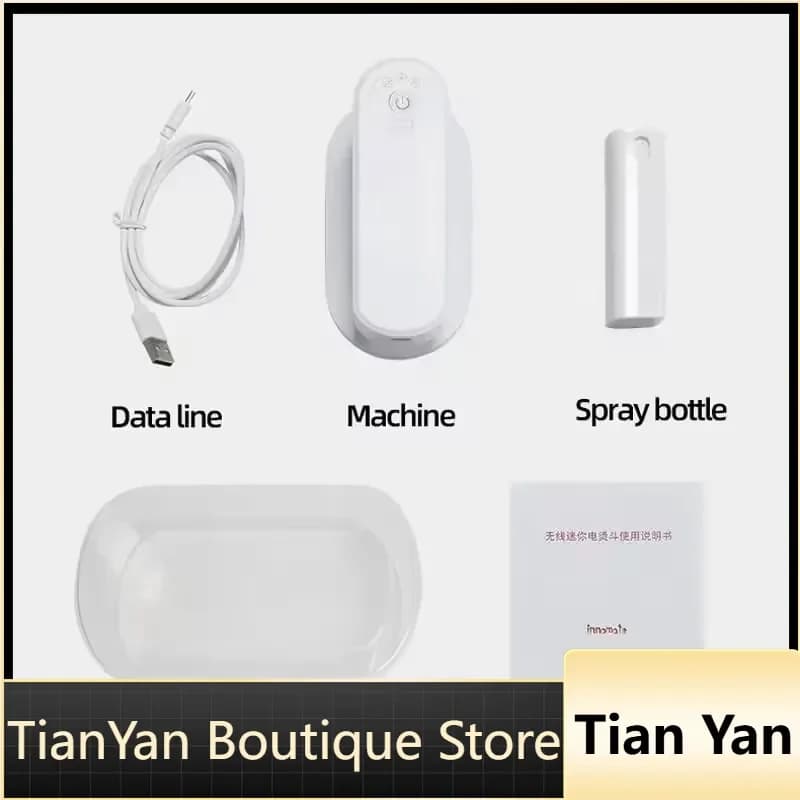 EE1 USB Rechargeable 5000mAh Portable Garment Steamer Dry and Wet Hot Steam Clothes Generator Fabric Ironing Machine for Home